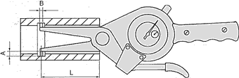 Internal dial caliper gauge