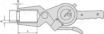 External dial caliper gauge