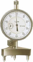 Spherical radius dial gauge