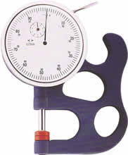 Thickness dial gauges