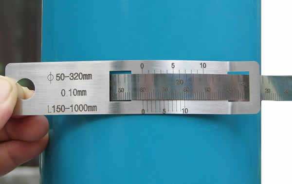 Circumference ruler