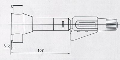 Digital internal micrometer