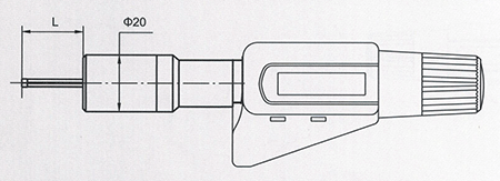 Digital internal micrometer