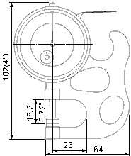 Thickness dial gauges