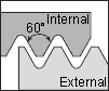 Threading inserts