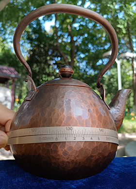 Copper teapot