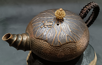 Copper teapot
