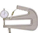 Deep throat thickness gauge