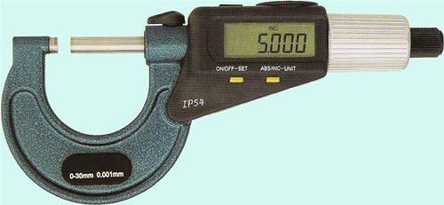 Digital micrometer set