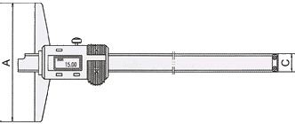 Digital depth gauge