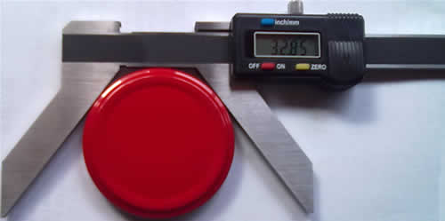 Digital radius caliper 3-150mm / 6"