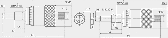 Micrometer head