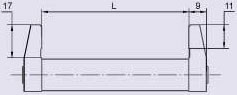 Standard for inside micrometer