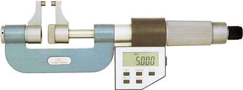 Caliper type micrometer