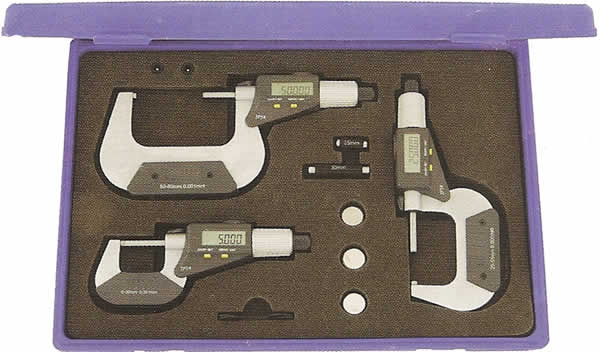 Digital micrometer sets