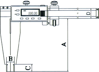 large digital caliper sketch